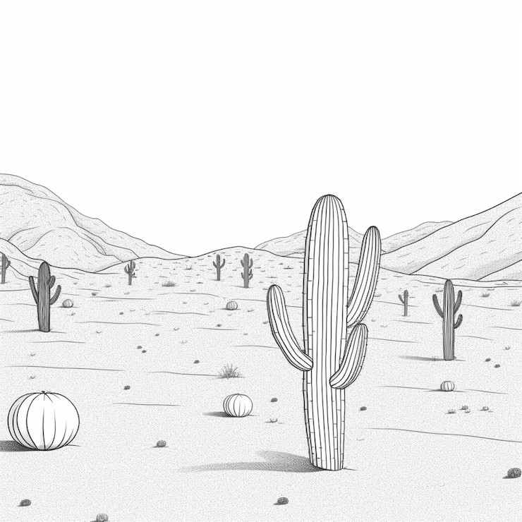 Line art illustration preview