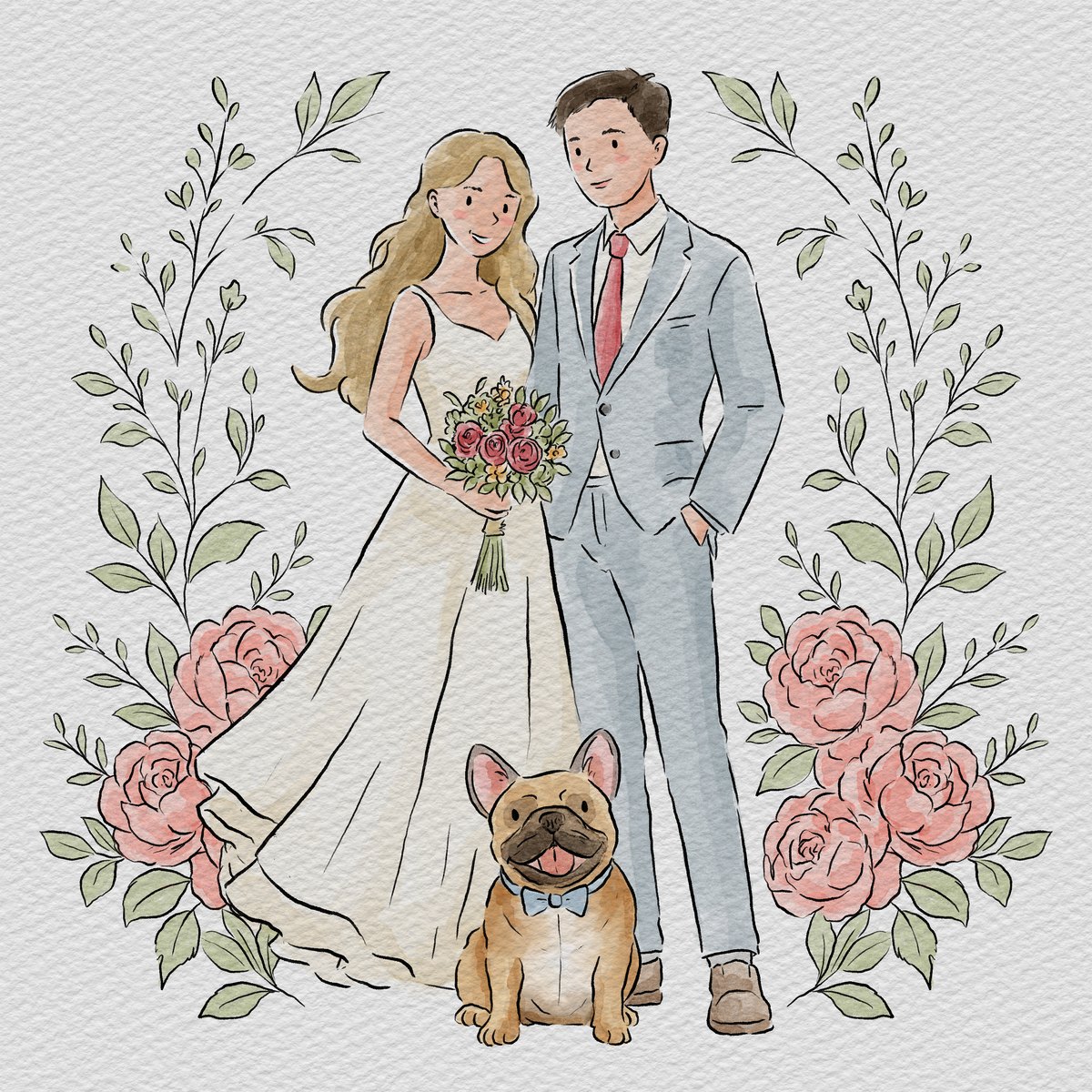 Watercolor illustration preview